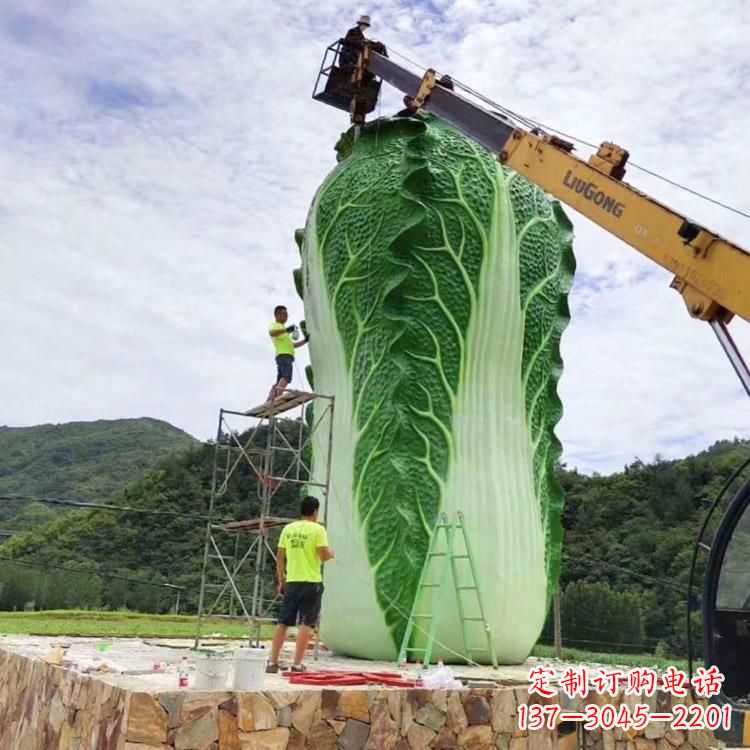 浙江白菜石雕凳给您的景观增添一份精致