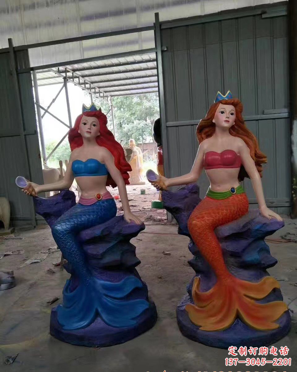 浙江玻璃钢美人鱼雕塑——精美的艺术作品