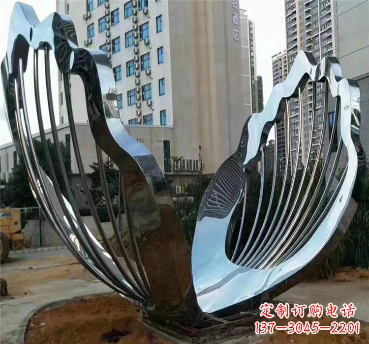 浙江不锈钢贝壳景观雕塑
