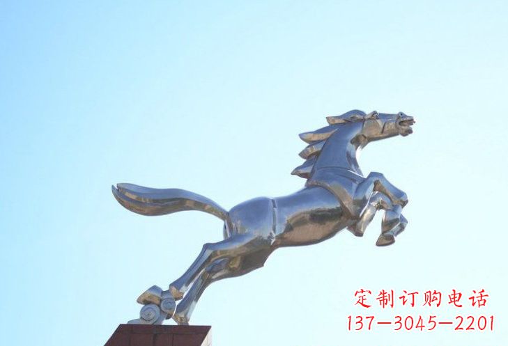 浙江不锈钢奔马雕塑