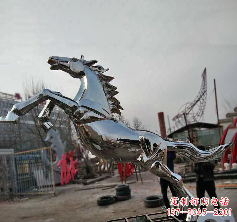 浙江不锈钢奔跑马雕塑驰骋在人间的艺术精灵