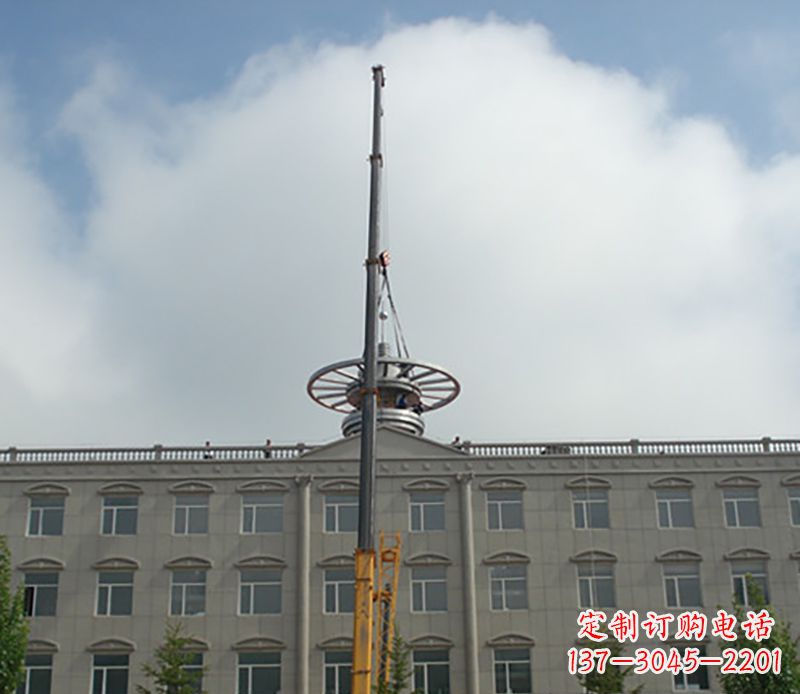 浙江不锈钢避雷针雕塑——安全保护灵感之源