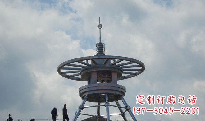 浙江不锈钢避雷针雕塑——安全守护者