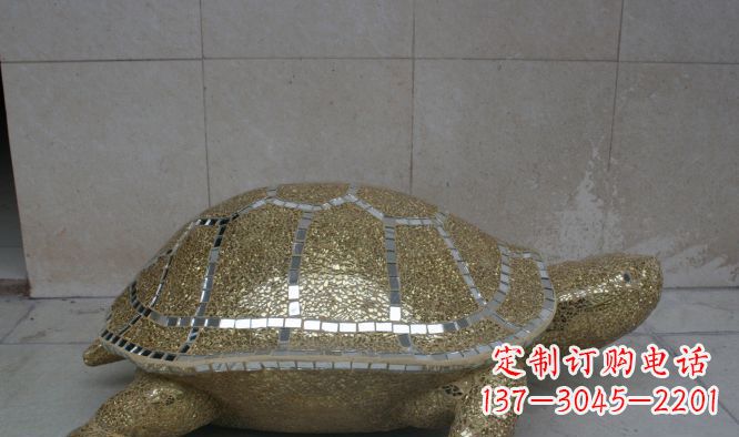 浙江不锈钢彩银乌龟公园景观雕塑艺术与自然的完美融合