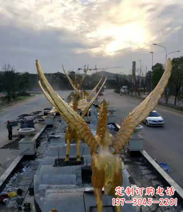 浙江不锈钢城市飞龙——雕塑作品精美绝伦