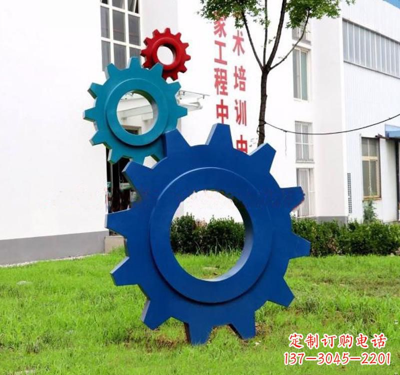 浙江不锈钢齿轮雕塑创新艺术的结晶