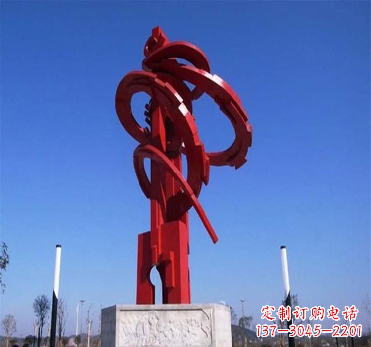 浙江不锈钢齿轮雕塑把技术艺术完美结合