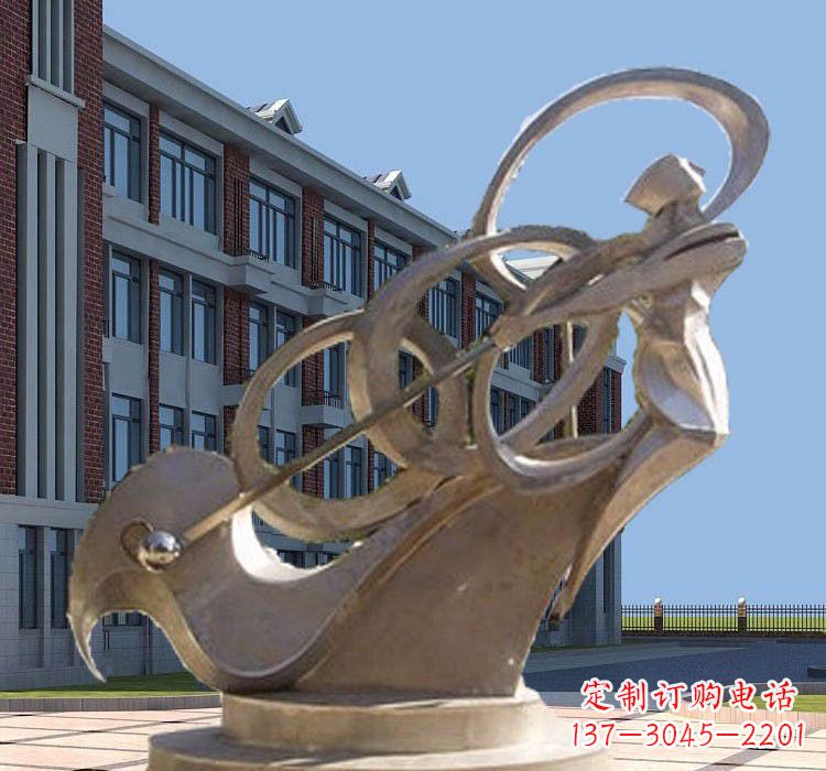 浙江不锈钢制作的高尔夫球雕塑