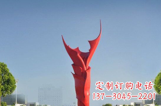 浙江不锈钢火炬雕塑——点燃友谊之火