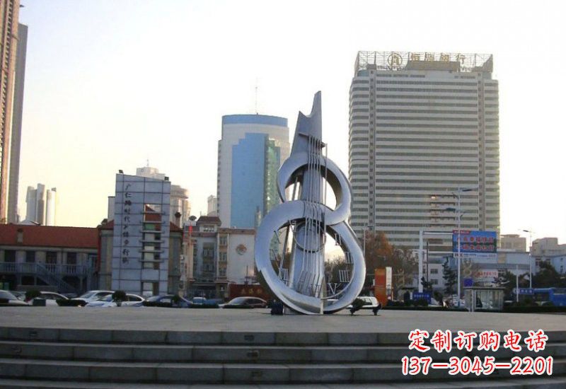 浙江不锈钢吉他雕塑
