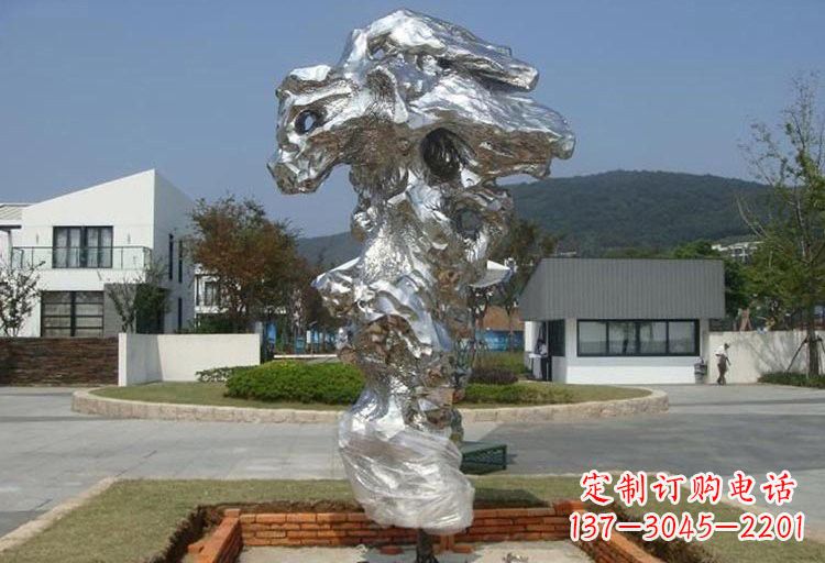 浙江不锈钢太湖石雕塑精美绝伦
