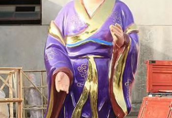 浙江玻璃钢宗教庙宇彩绘八仙神像