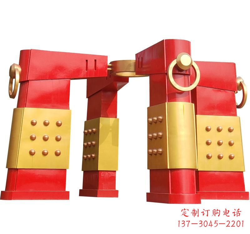 浙江不锈钢大型拱门雕塑——传承文化精髓