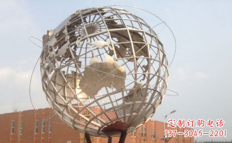 浙江不锈钢地球雕塑——一件集美丽与坚固于一身的艺术品