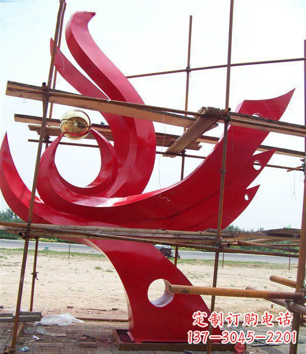 浙江不锈钢凤凰明珠广场景观雕塑