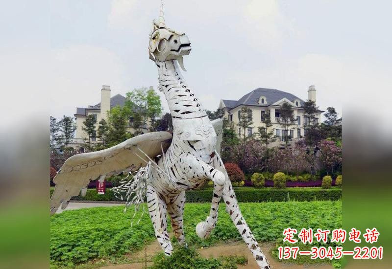 浙江不锈钢独角兽雕塑