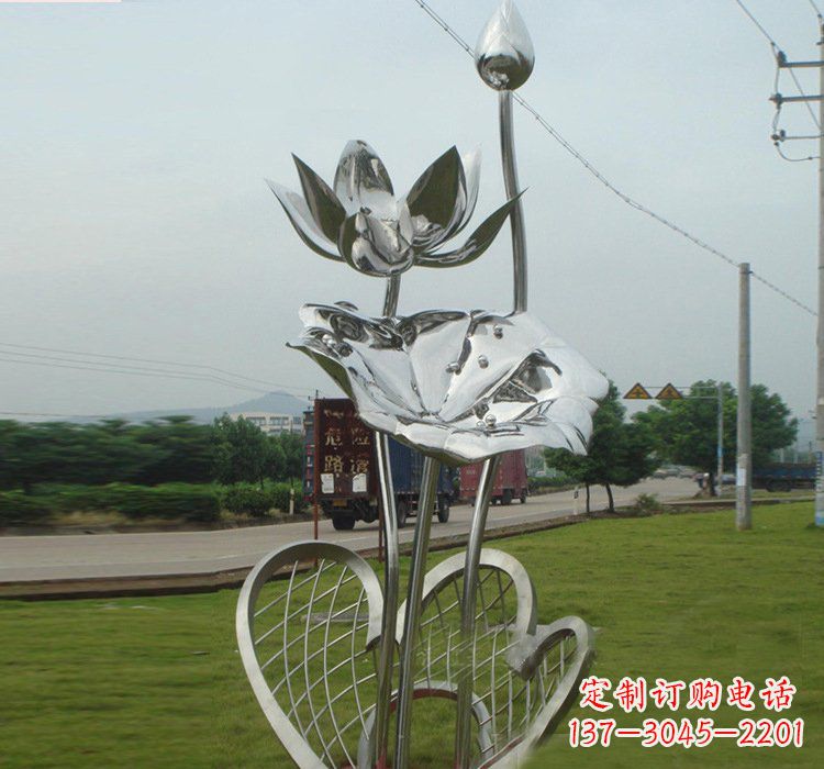 浙江不锈钢荷叶雕塑——精美优雅的艺术品