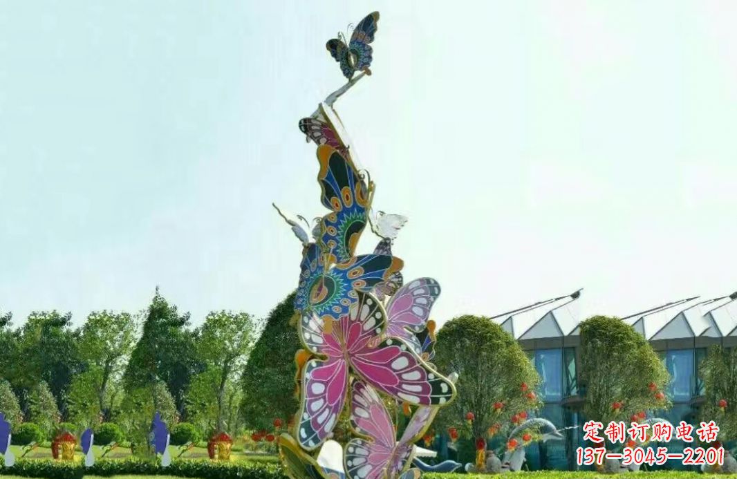 浙江不锈钢蝴蝶美丽的雕塑之美
