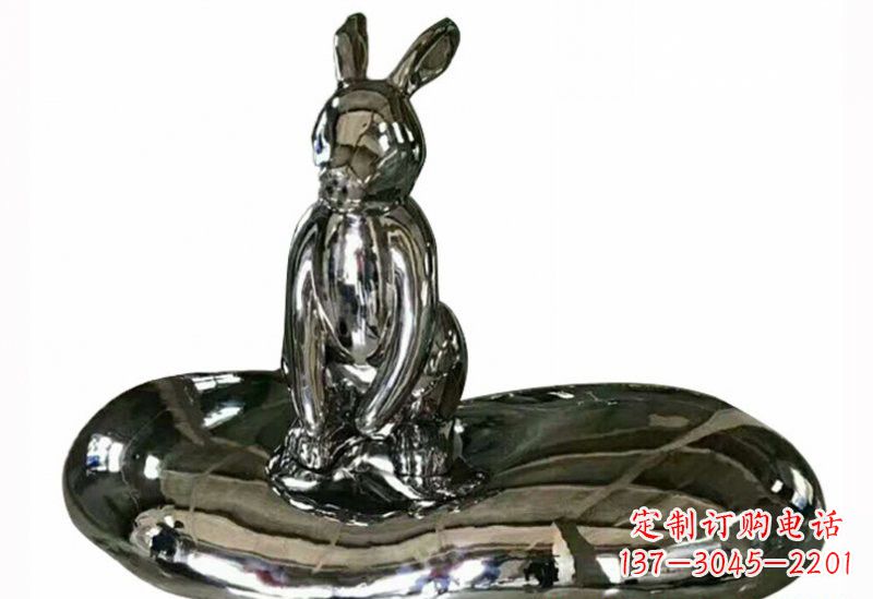 浙江不锈钢兔子雕塑