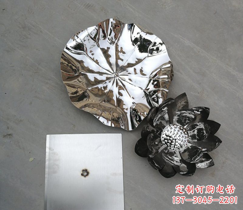 浙江不锈钢荷叶公园景观雕塑