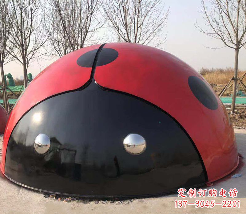 浙江不锈钢瓢虫雕塑精致的艺术之美