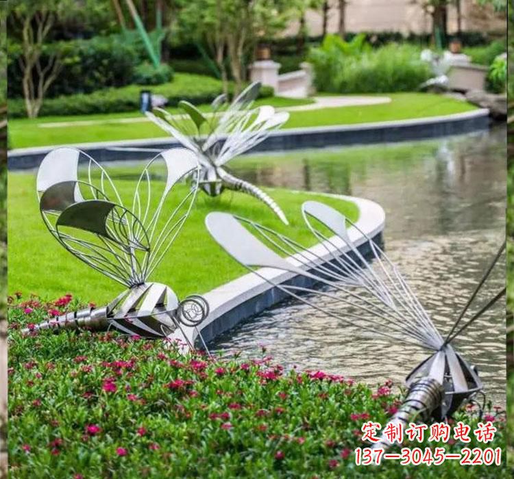 浙江不锈钢蜻蜓动物雕塑