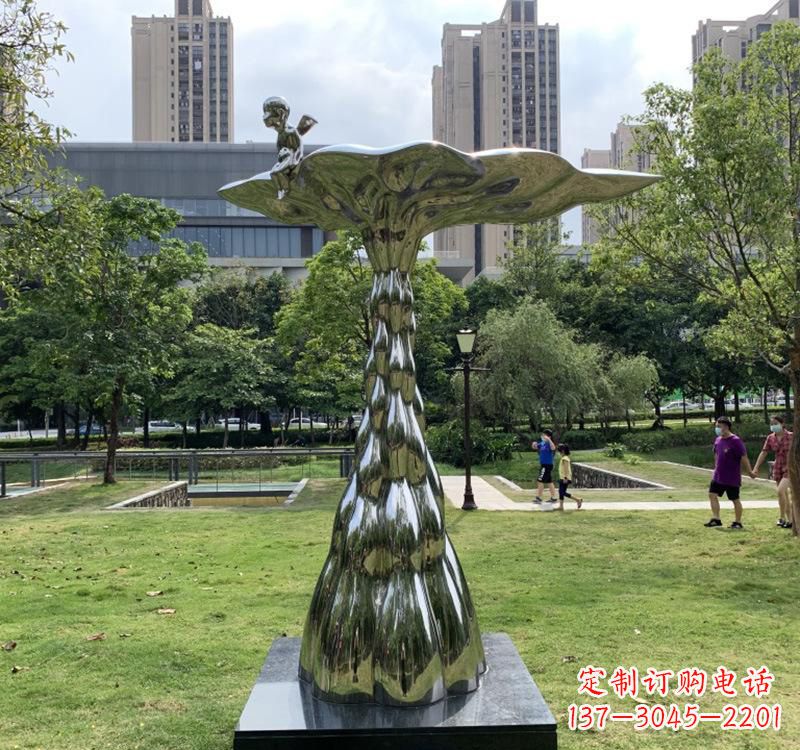 浙江不锈钢现代水滴雕塑美轮美奂的艺术精品