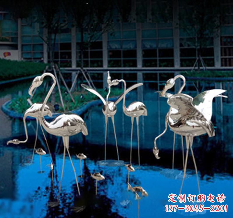 浙江不锈钢仙鹤雕塑汇聚自然之美