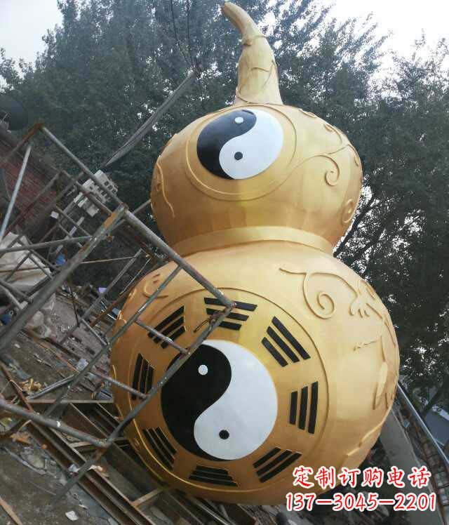 浙江精美不锈钢葫芦雕塑