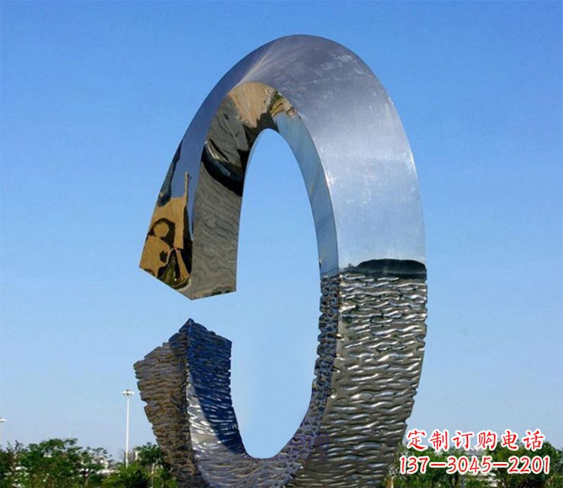 浙江环绕着美好的景观雕塑