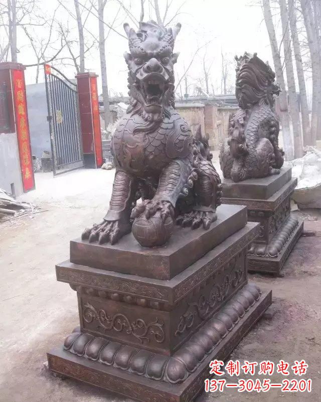 浙江麒麟雕塑古老而又神秘