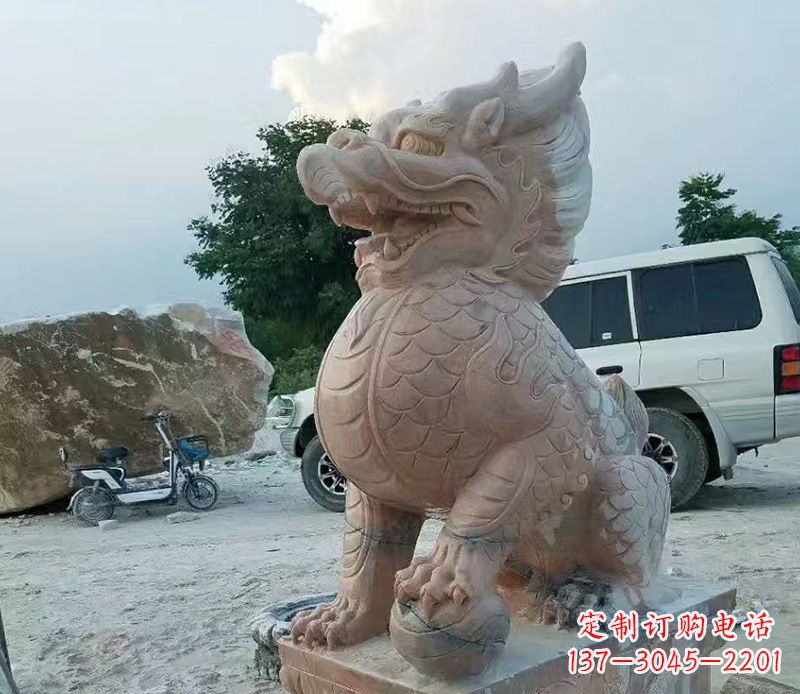 浙江麒麟雕塑象征传统文化的精灵