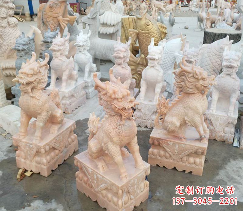 浙江麒麟雕塑传承文化之美