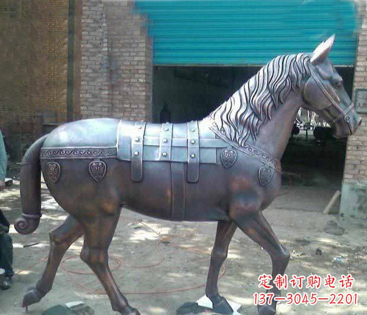 浙江马铜雕塑传递草原动物的非凡魅力