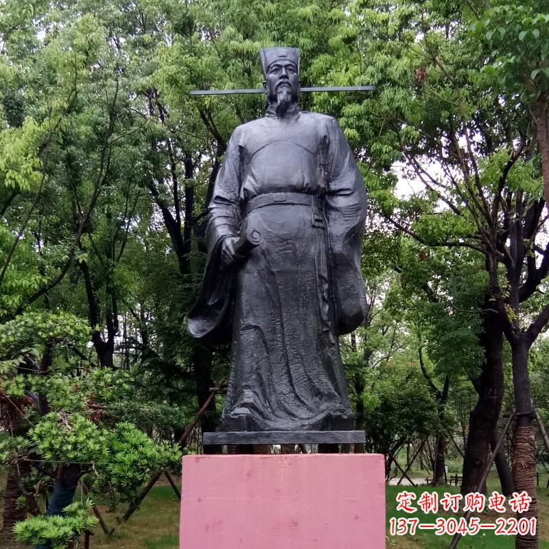 浙江铜雕陶渊明——传承古代文学精髓