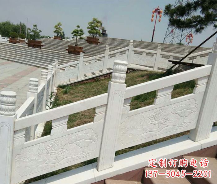 浙江大理石景区栏板石雕 (2)