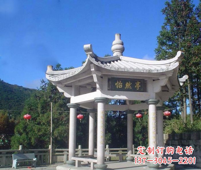 浙江精美大理石凉亭雕塑
