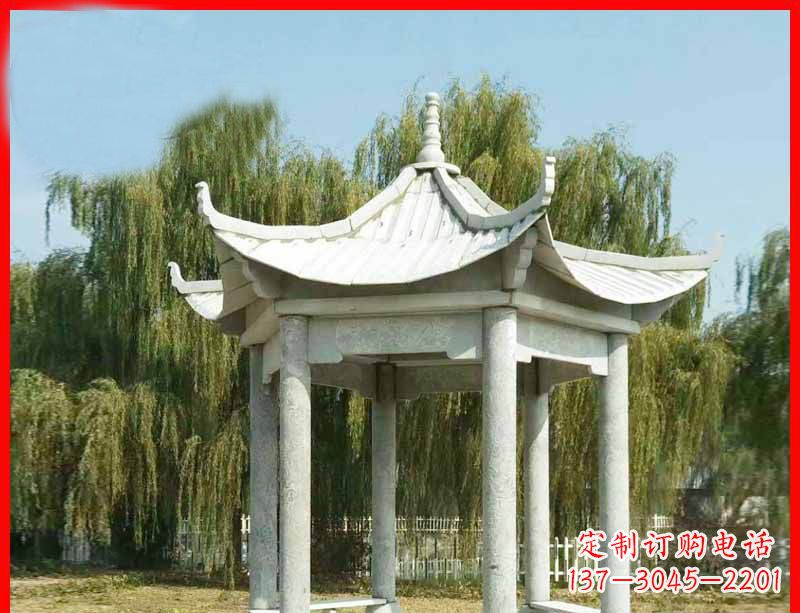 浙江精美大理石凉亭雕塑