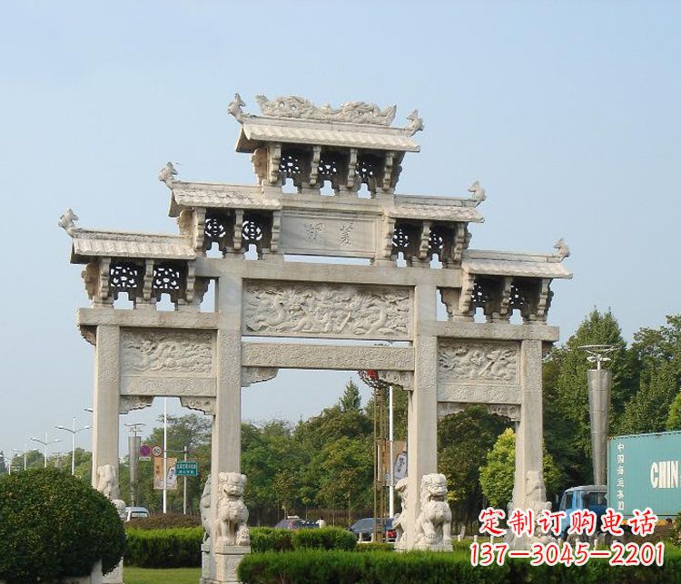 浙江大理石牌坊雕塑——精致纯粹、卓越优雅