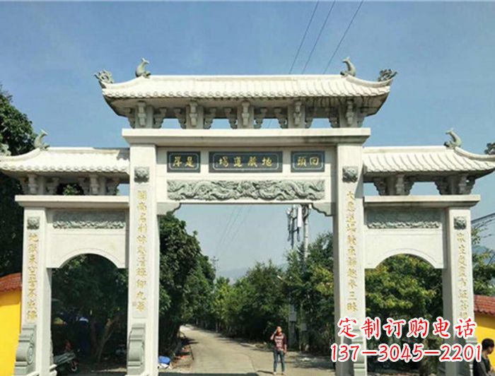 浙江大理石牌坊雕塑