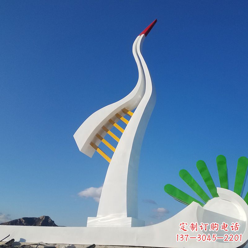 浙江珍贵雅致的丹顶鹤雕塑
