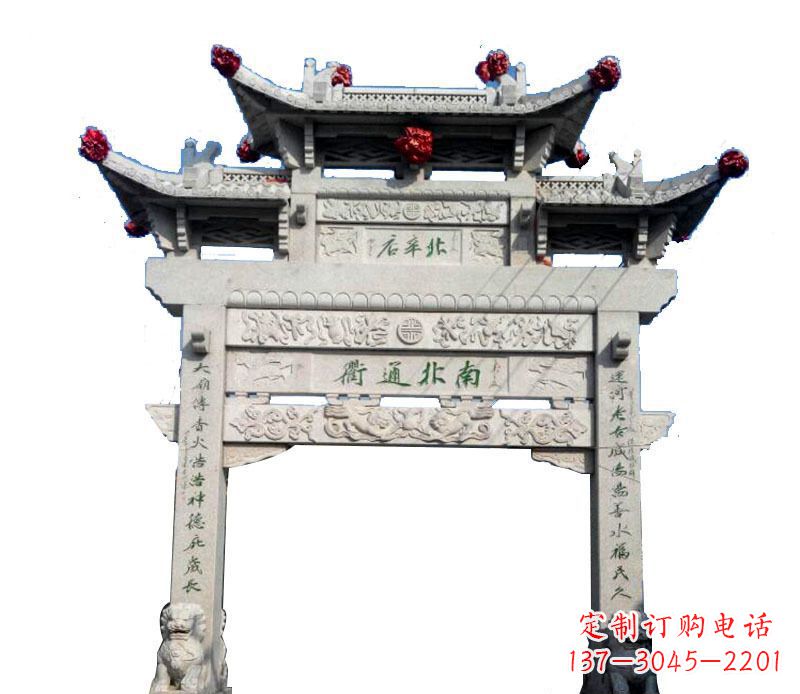 浙江精美石牌坊雕塑