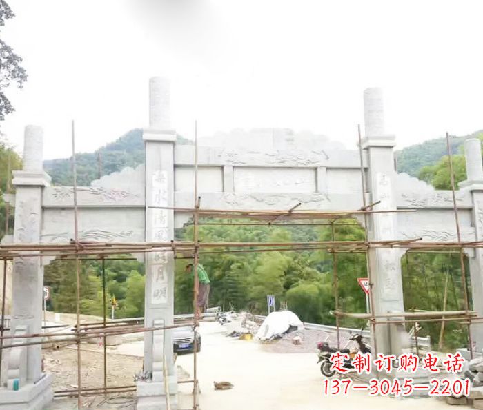 浙江专业牌坊雕塑定制