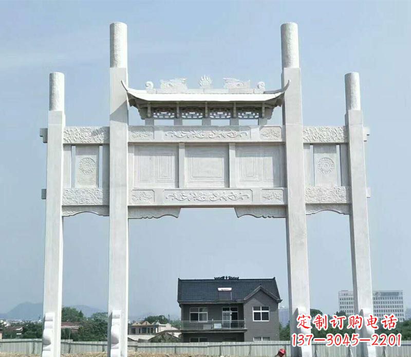 浙江精美牌坊雕塑