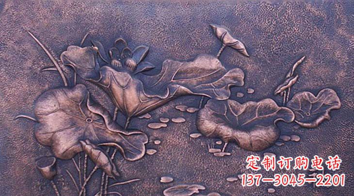 浙江锻铜荷花雕塑