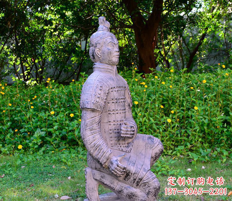 浙江传统文化经典--仿古兵马俑雕塑