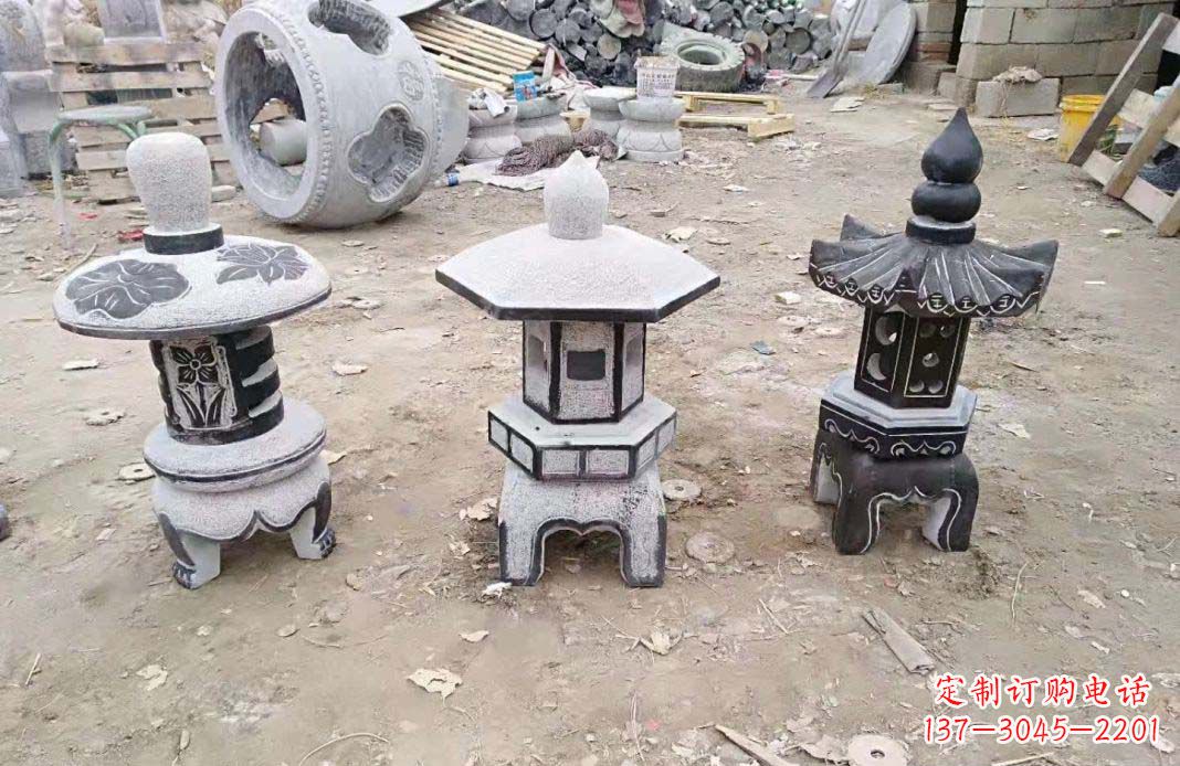 浙江仿古石灯雕塑