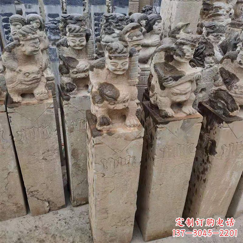 浙江仿古拴马柱