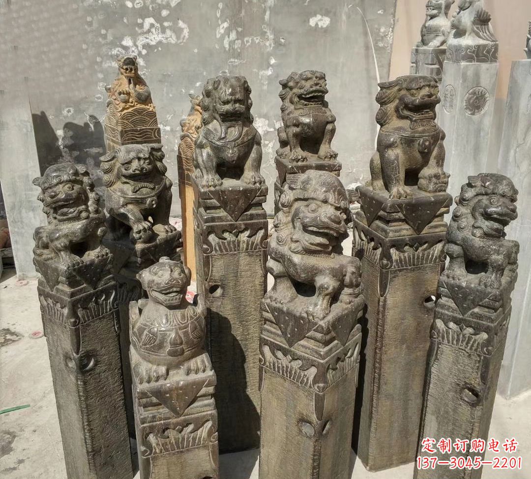 浙江仿古马雕塑,高端定制艺术石雕