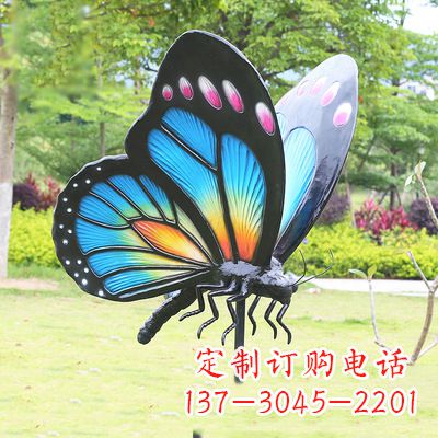浙江蓝蝴蝶雕塑-让你的室内空间焕发生机